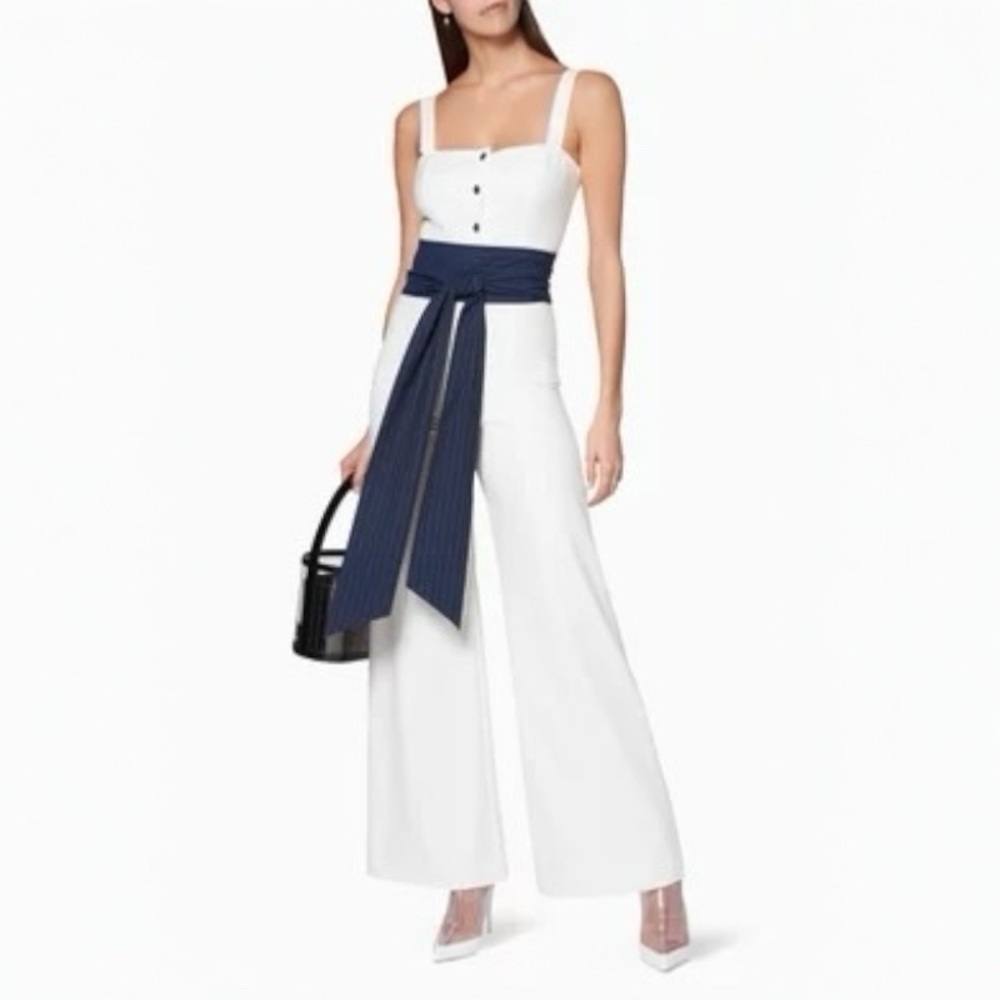 US 4 STAUD Snow-White Tao Jumpsuit NWT